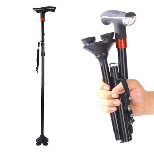 Canne pliante avec led - canne,